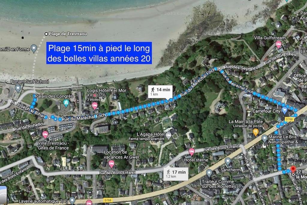Maison Perros-Guirec 2 Chambres, Plages Et Centre Ville. 6 Pers. Экстерьер фото